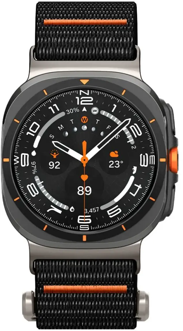 Spigen DuraPro Flex - Samsung Galaxy Watch Ultra 2 / 1 Bandje - Zwart afbeelding 8