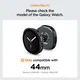 Spigen Thin Fit - Samsung Galaxy Watch 9 / 8 44MM Bumper Hoesje - Zwart afbeelding 4