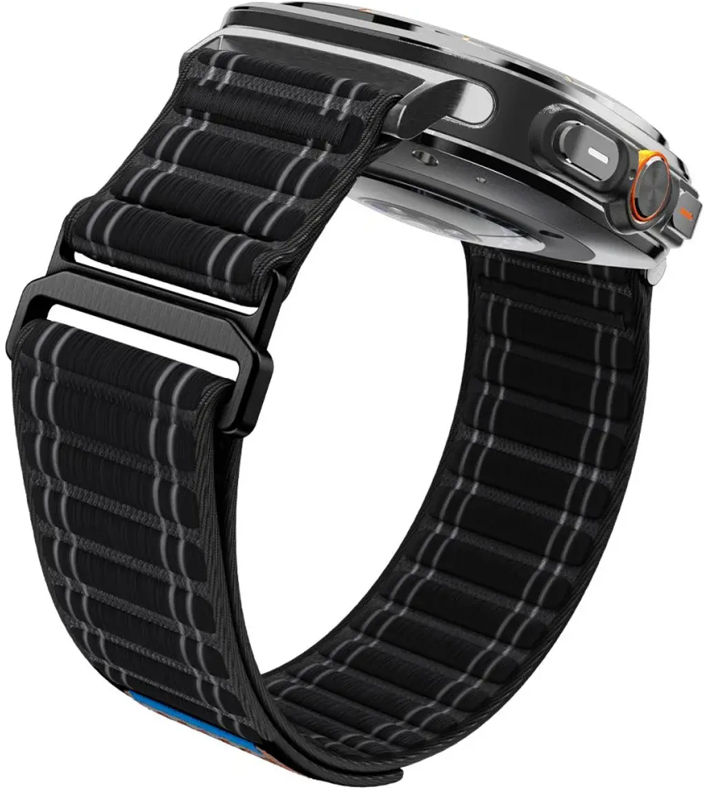 Spigen WBF0 - Samsung Galaxy Watch Ultra 2 / 1 Bandje - Zwart afbeelding 8