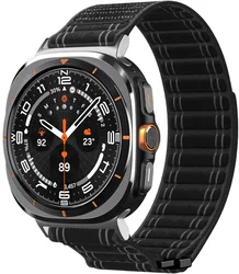 Spigen WBF0 - Samsung Galaxy Watch Ultra 2 / 1 Bandje - Zwart afbeelding