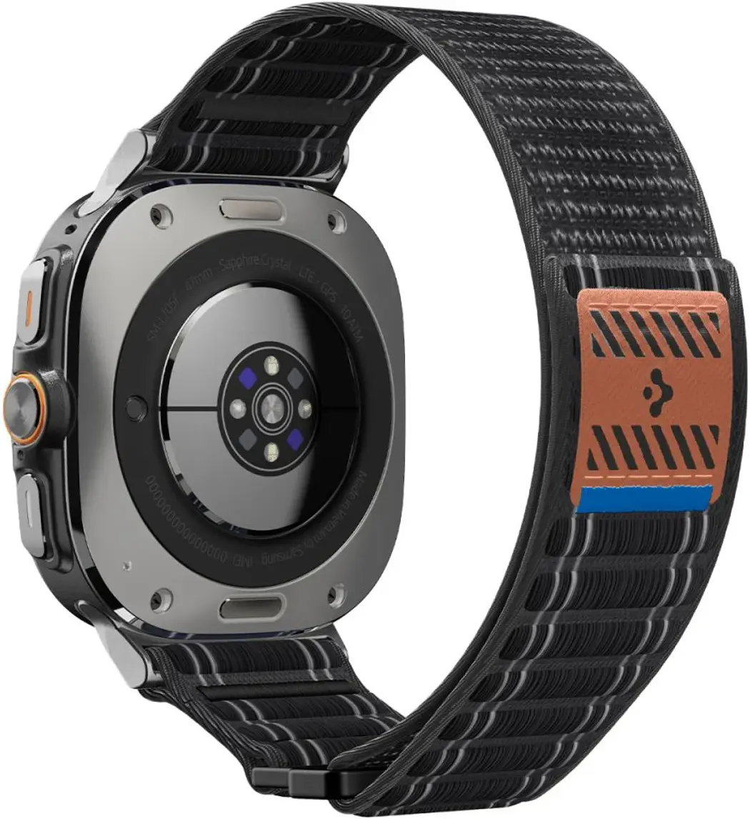 Spigen WBF0 - Samsung Galaxy Watch Ultra 2 / 1 Bandje - Zwart afbeelding 9