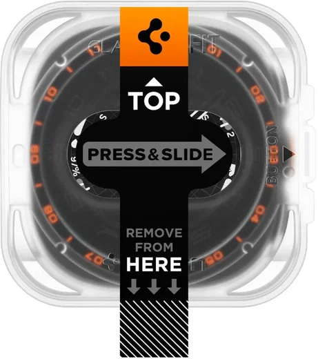 Spigen EZ Fit - Samsung Galaxy Watch Ultra 2 Screen Protector - Glass 2-Pack afbeelding 2