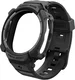 Spigen Rugged Armor Pro - Samsung Watch Ultra 2 - Hoesje en Bandje - Zwart afbeelding 2