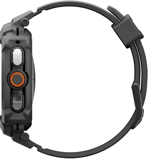 Spigen Rugged Armor Pro - Samsung Watch Ultra 2 - Hoesje en Bandje - Zwart afbeelding 13