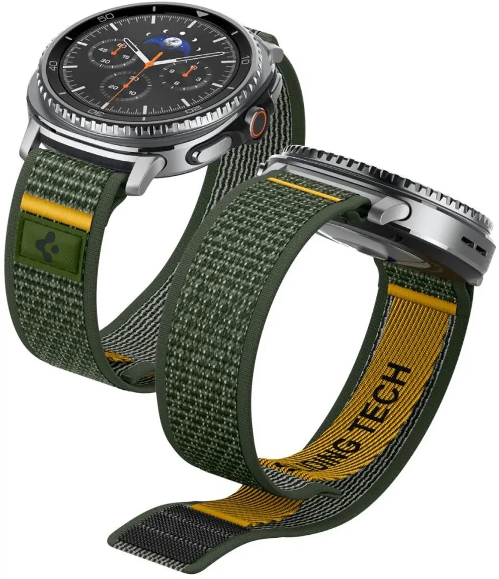Spigen Athlex Air Samsung Galaxy Watch 9 / 8 Bandje - 40/44/46MM - Groen afbeelding 1