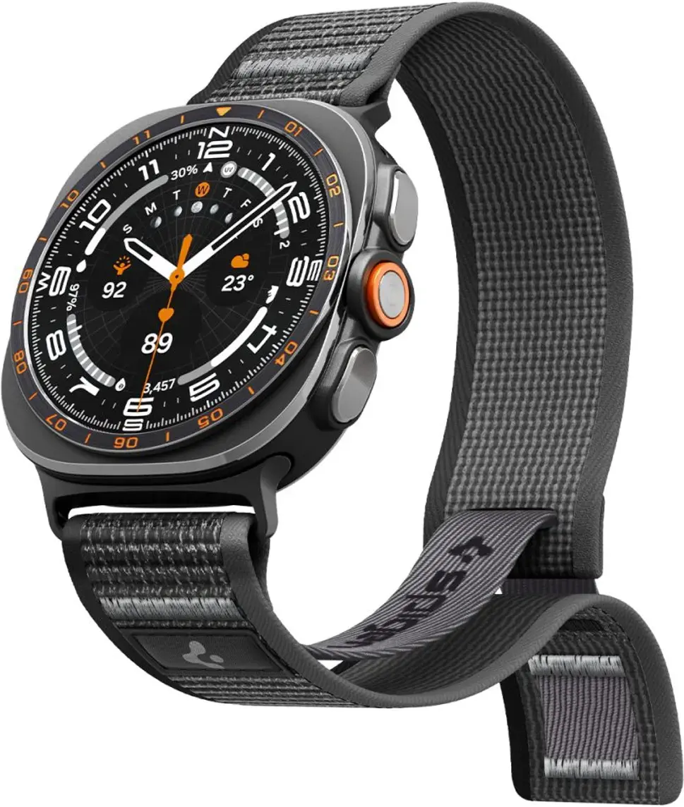 Spigen Athlex Air Samsung Galaxy Watch Ultra 2 / 1 Bandje - Grijs afbeelding 2