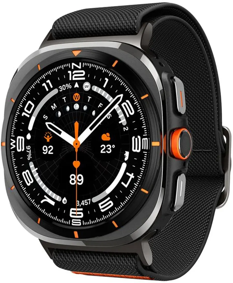 Spigen Lite Fit - Samsung Galaxy Watch Ultra 2 / 1 Bandje - Zwart afbeelding 1