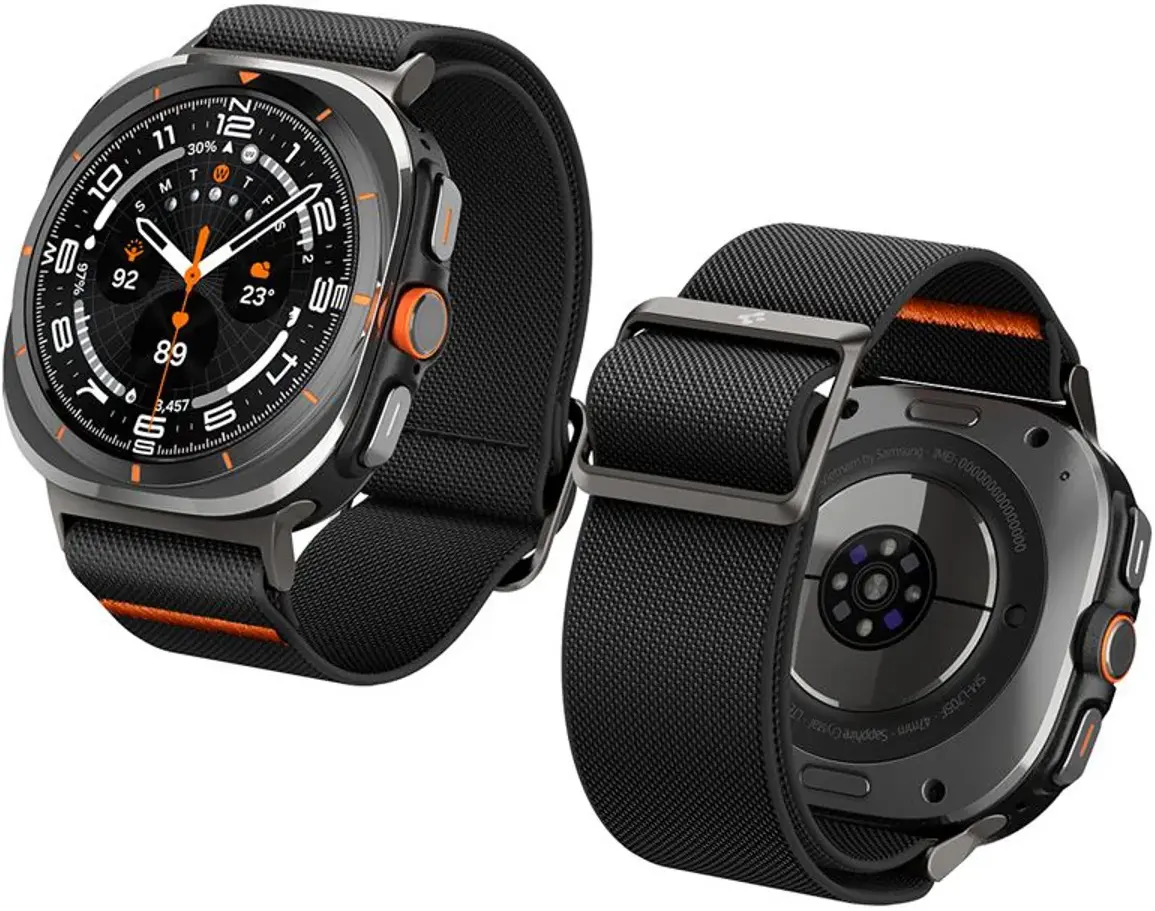 Spigen Lite Fit - Samsung Galaxy Watch Ultra 2 / 1 Bandje - Zwart afbeelding 2