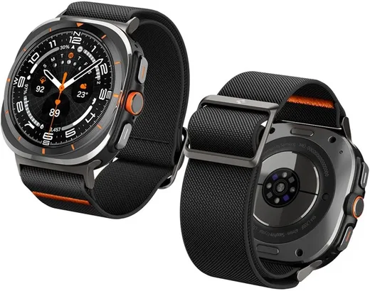 Spigen Lite Fit - Samsung Galaxy Watch Ultra 2 / 1 Bandje - Zwart afbeelding 2