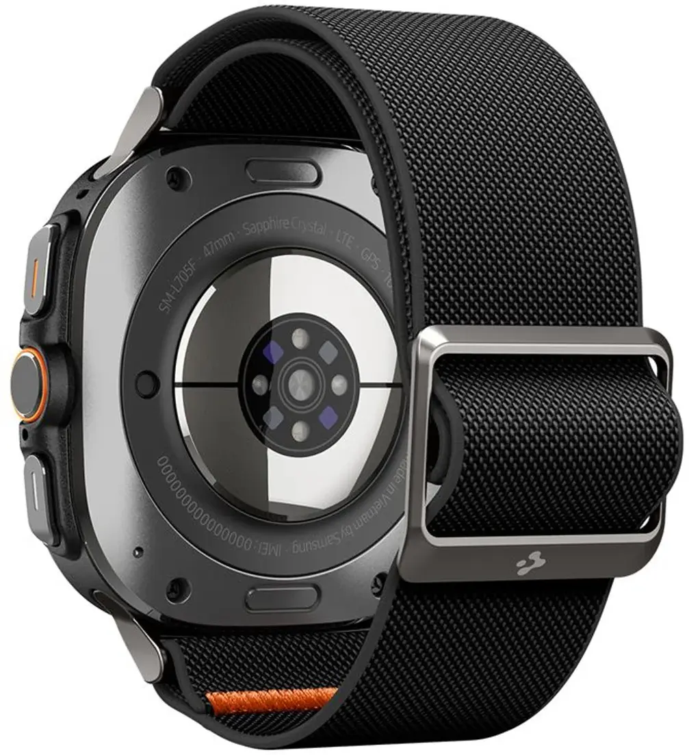 Spigen Lite Fit - Samsung Galaxy Watch Ultra 2 / 1 Bandje - Zwart afbeelding 9