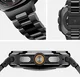 Spigen Modern Fit 316L Samsung Galaxy Watch Ultra 2 / 1 Bandje - RVS - Zwart afbeelding 8