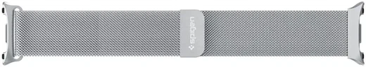 Spigen Metal Fit - Samsung Galaxy Watch 9 / 8 Bandje - 46/44/40MM - RVS - Zilver afbeelding 7
