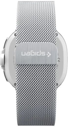 Spigen Metal Fit - Samsung Galaxy Watch 9 / 8 Bandje - 46/44/40MM - RVS - Zilver afbeelding 5