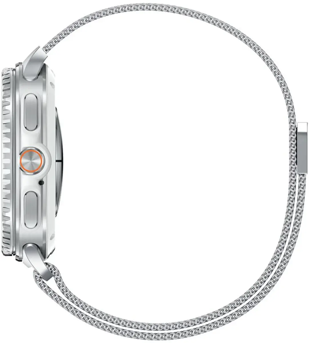 Spigen Metal Fit - Samsung Galaxy Watch 9 / 8 Bandje - 46/44/40MM - RVS - Zilver afbeelding 8