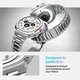 Spigen Modern Fit 316L Samsung Galaxy Watch Ultra Bandje - RVS - Zilver afbeelding 7