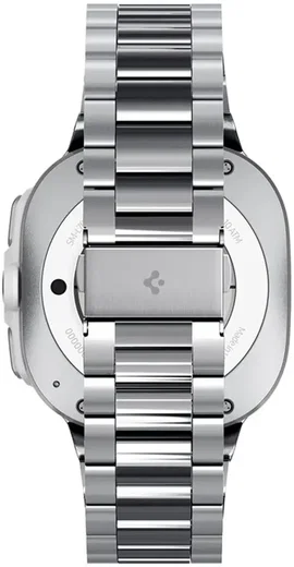 Spigen Modern Fit 316L Samsung Galaxy Watch Ultra Bandje - RVS - Zilver afbeelding 8