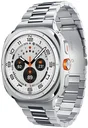 Spigen Modern Fit 316L Samsung Galaxy Watch Ultra 2 / 1 Bandje - RVS - Zilver