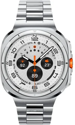 Spigen Modern Fit 316L Samsung Galaxy Watch Ultra Bandje - RVS - Zilver afbeelding 2
