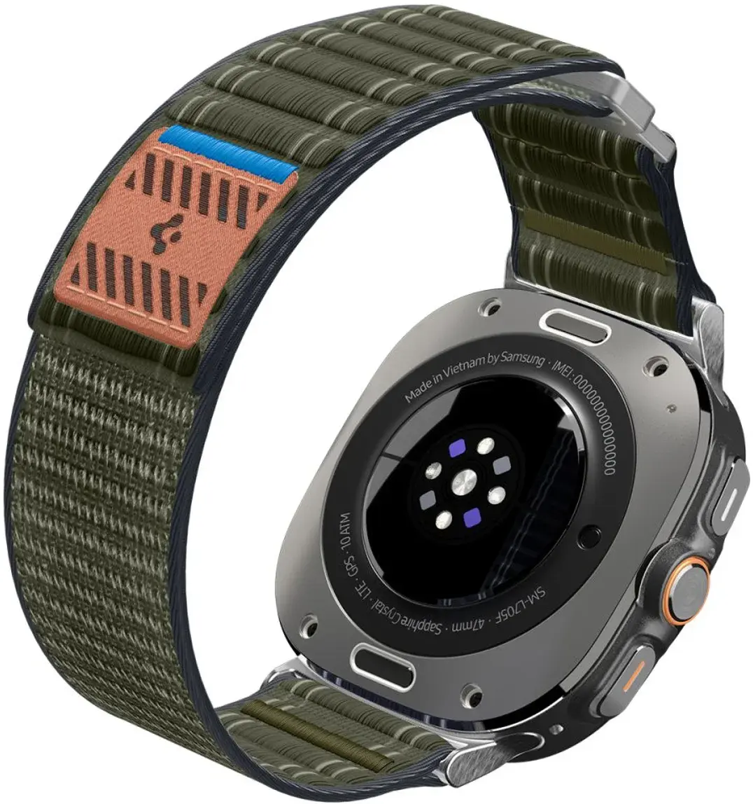 Spigen WBF0 - Samsung Galaxy Watch Ultra 2 / 1 Bandje - Groen afbeelding 10