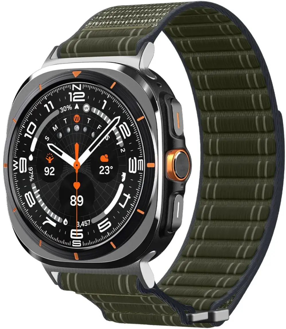 Spigen WBF0 - Samsung Galaxy Watch Ultra 2 / 1 Bandje - Groen afbeelding 1