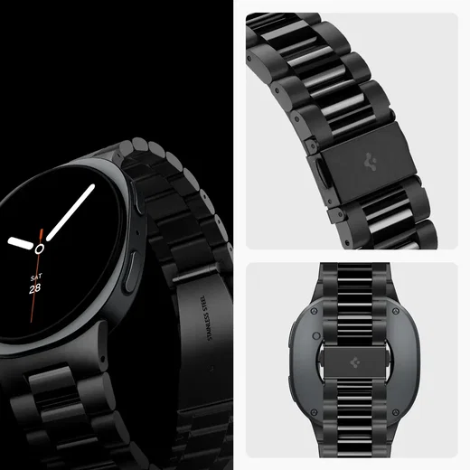 Spigen Modern Fit Samsung Galaxy Watch 9 / 8 Bandje Zwart afbeelding 8