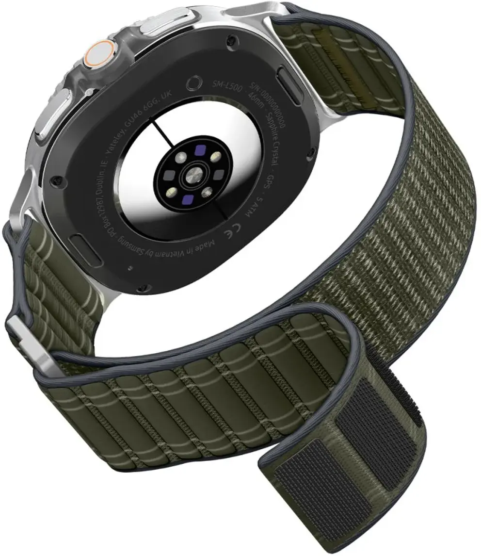 Spigen WBF0 - Samsung Galaxy Watch 9 / 8 Bandje - 46/44/40MM - Groen afbeelding 9