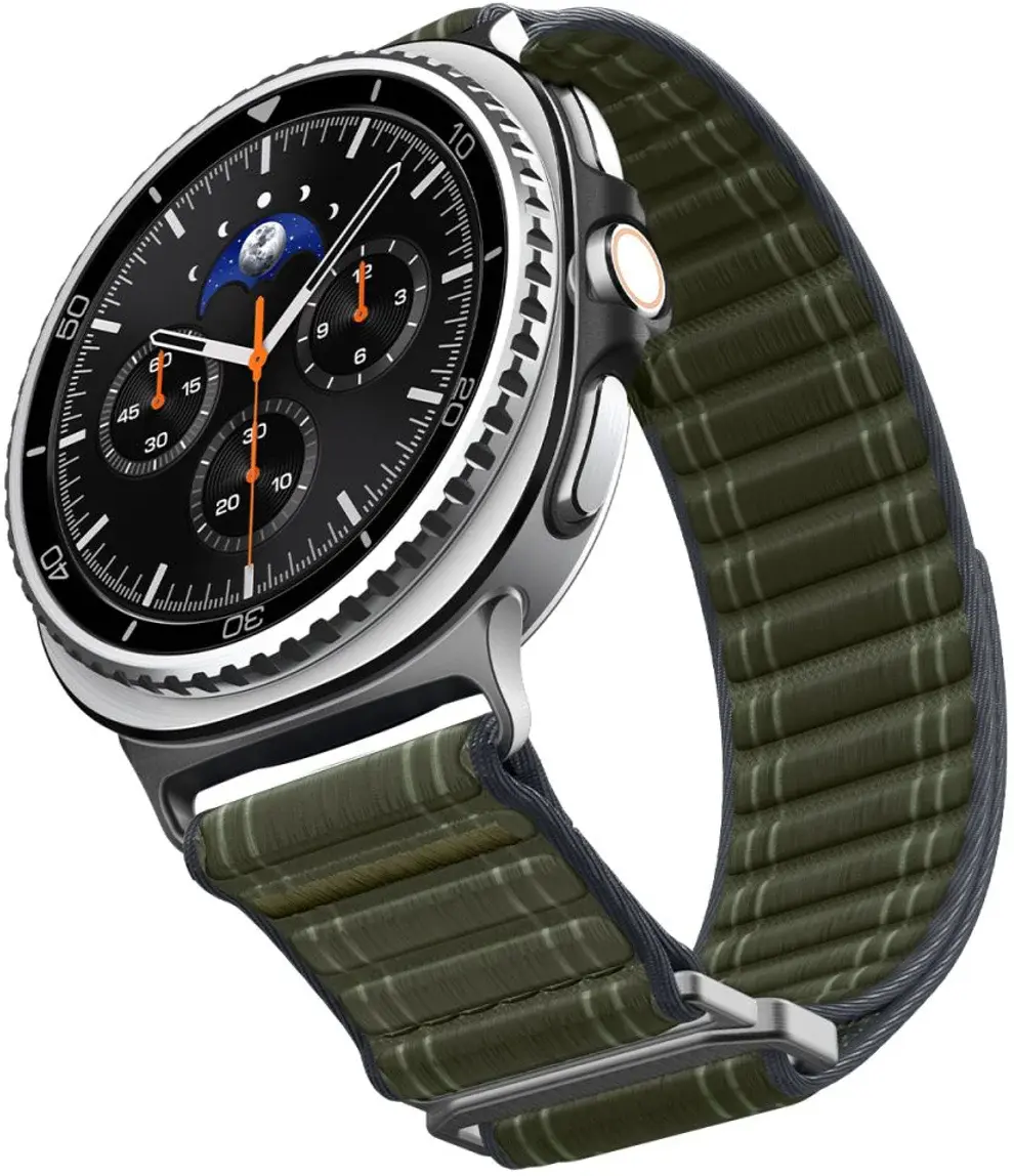 Spigen WBF0 - Samsung Galaxy Watch 9 / 8 Bandje - 46/44/40MM - Groen afbeelding 5