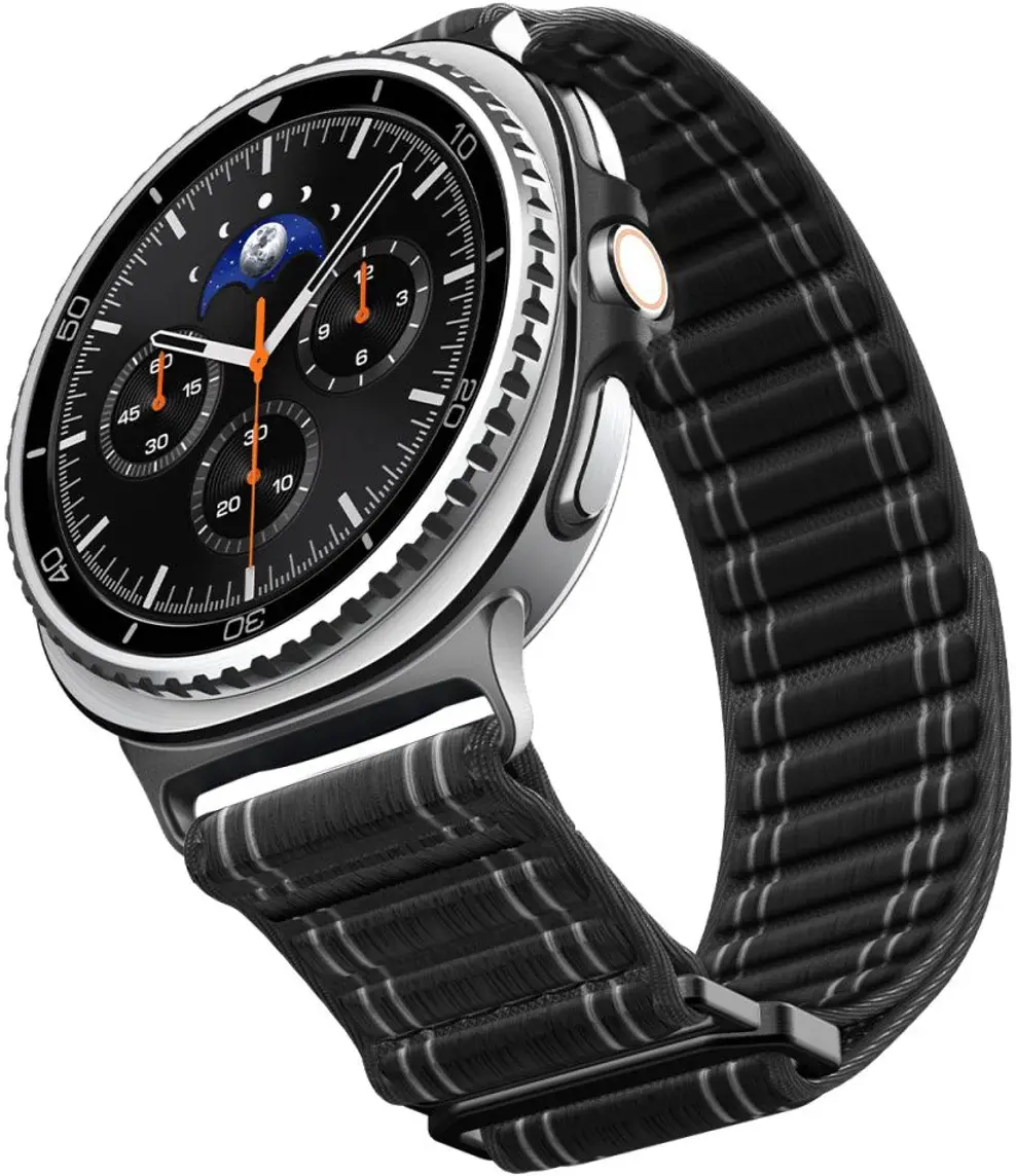 Spigen WBF0 - Samsung Galaxy Watch 9 / 8 Bandje - 46/44/40MM - Zwart afbeelding 5