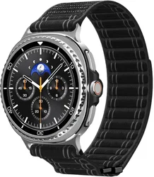 Spigen WBF0 - Samsung Galaxy Watch 9 / 8 Bandje - 46/44/40MM - Zwart afbeelding