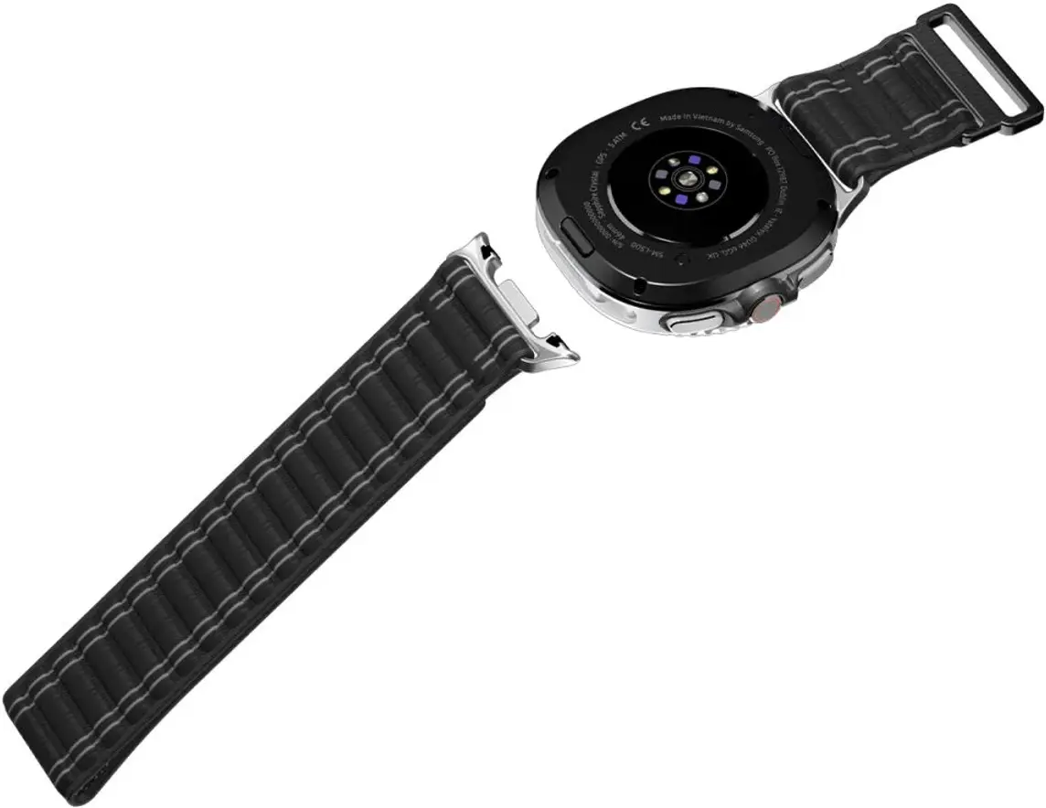 Spigen WBF0 - Samsung Galaxy Watch 9 / 8 Bandje - 46/44/40MM - Zwart afbeelding 11