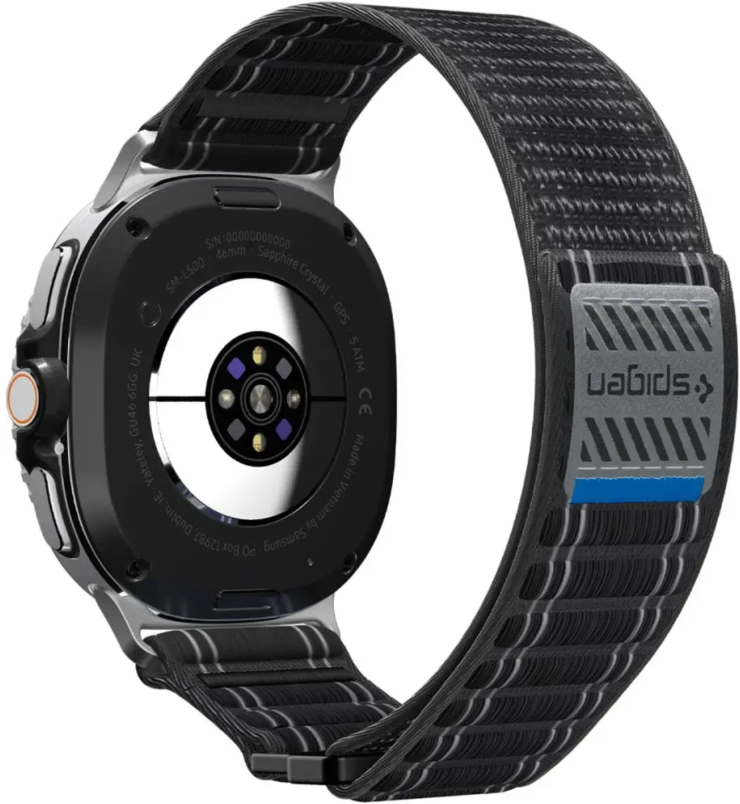 Spigen WBF0 - Samsung Galaxy Watch 9 / 8 Bandje - 46/44/40MM - Zwart afbeelding 7
