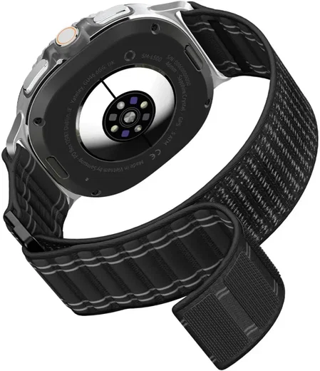 Spigen WBF0 - Samsung Galaxy Watch 9 / 8 Bandje - 46/44/40MM - Zwart afbeelding 9