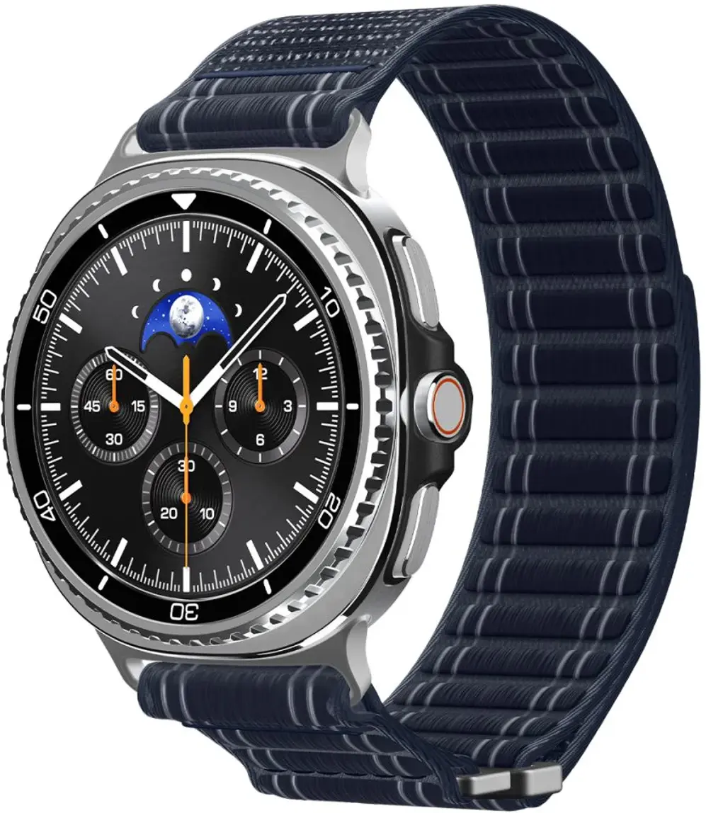 Spigen WBF0 - Samsung Galaxy Watch 9 / 8 Bandje - 46/44/40MM - Blauw afbeelding 1