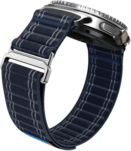 Spigen WBF0 - Samsung Galaxy Watch 9 / 8 Bandje - 46/44/40MM - Blauw afbeelding 6