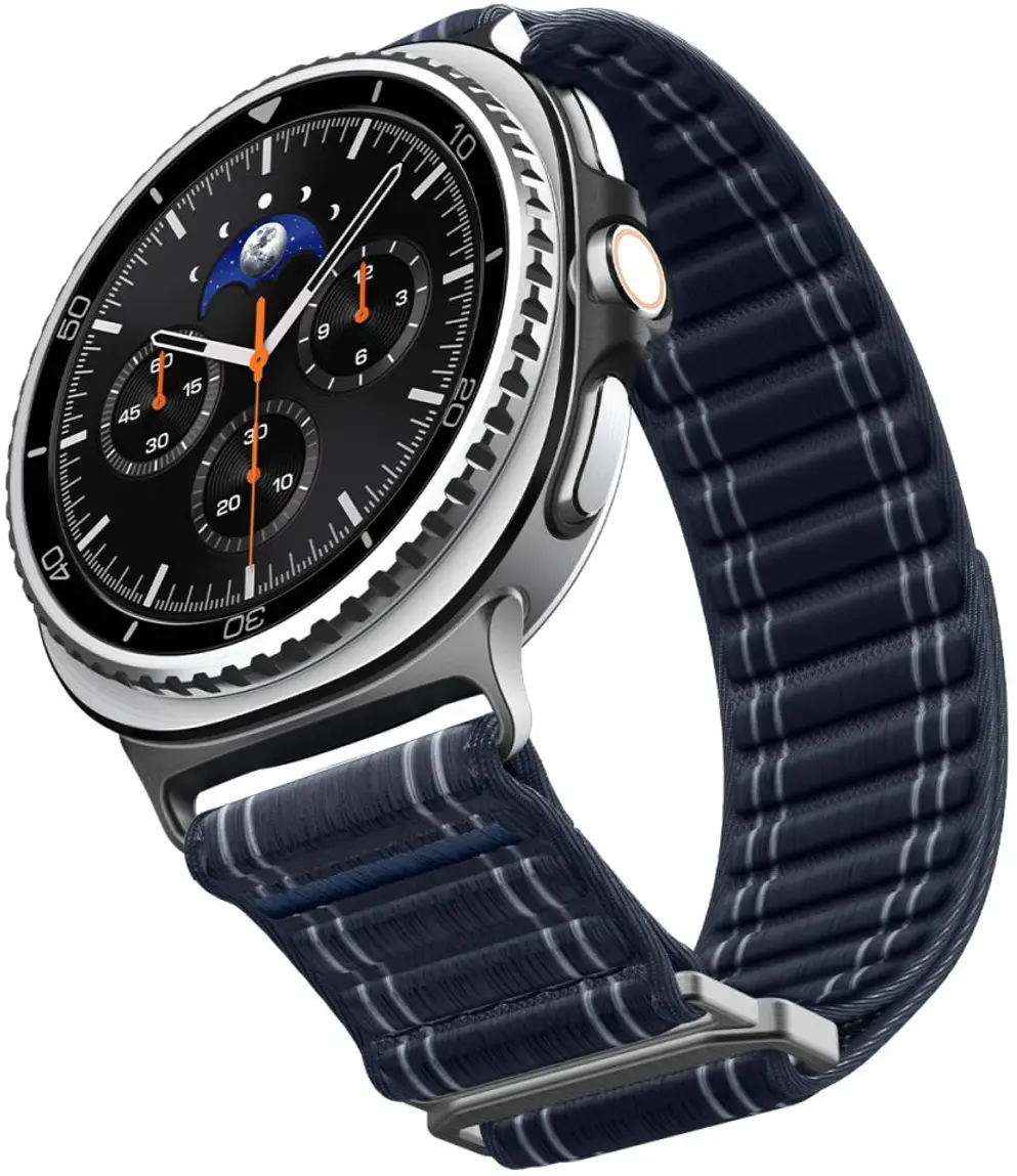 Spigen WBF0 - Samsung Galaxy Watch 9 / 8 Bandje - 46/44/40MM - Blauw afbeelding 5