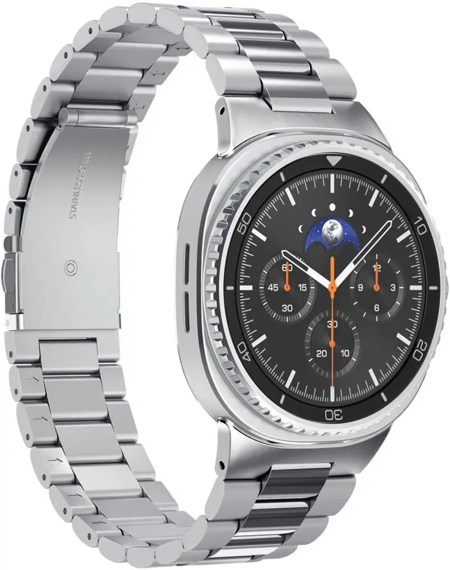 Spigen Modern Fit 316L Galaxy Watch Bandje 9 / 8 - 40/44/46MM - RVS - Zilver afbeelding 10