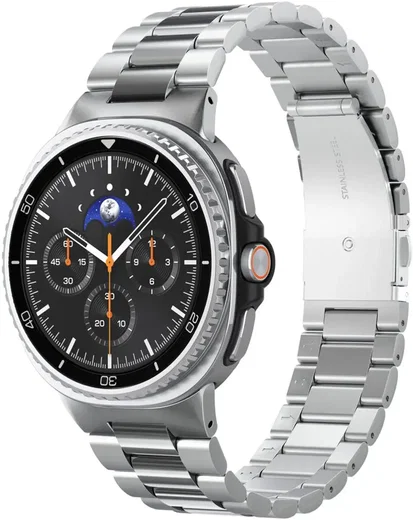 Spigen Modern Fit 316L Galaxy Watch Bandje 9 / 8 - 40/44/46MM - RVS - Zilver afbeelding 1