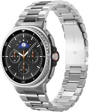 Spigen Modern Fit 316L Galaxy Watch Bandje 9 / 8 - 40/44/46MM - RVS - Zilver