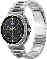 Spigen Modern Fit 316L Galaxy Watch Bandje 9 / 8 - 40/44/46MM - RVS - Zilver afbeelding
