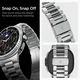Spigen Modern Fit 316L Galaxy Watch Bandje 9 / 8 - 40/44/46MM - RVS - Zilver afbeelding 5