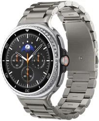 Spigen Modern Fit Samsung Galaxy Watch Bandje 9 / 8 - 40/44/46MM - RVS - Zilver afbeelding