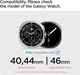 Spigen Modern Fit Samsung Galaxy Watch Bandje 9 / 8 - 40/44/46MM - RVS - Zilver afbeelding 7