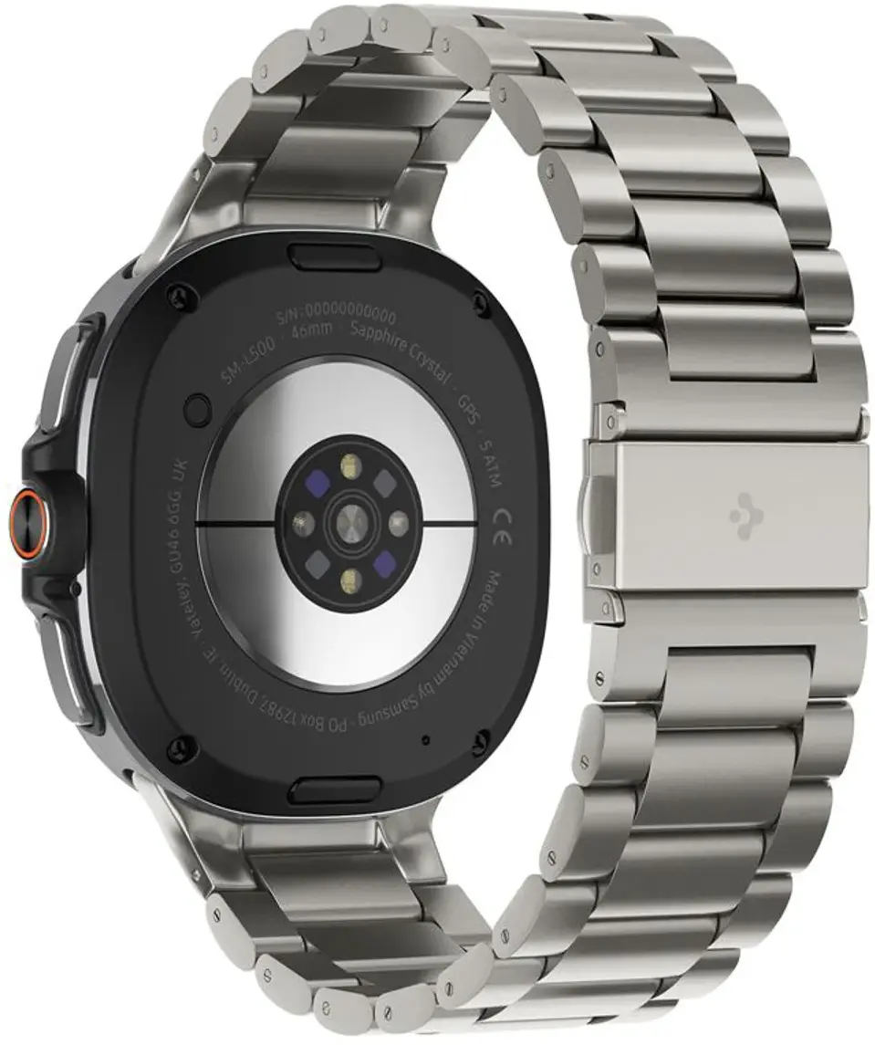 Spigen Modern Fit Samsung Galaxy Watch Bandje 9 / 8 - 40/44/46MM - RVS - Zilver afbeelding 11