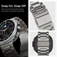 Spigen Modern Fit Samsung Galaxy Watch Bandje 9 / 8 - 40/44/46MM - RVS - Zilver afbeelding 5