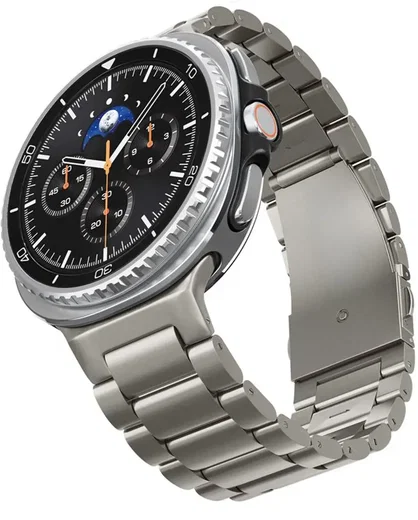 Spigen Modern Fit Samsung Galaxy Watch Bandje 9 / 8 - 40/44/46MM - RVS - Zilver afbeelding 13