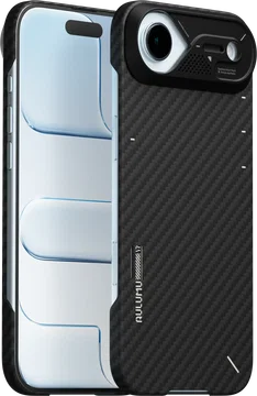 AULUMU Ultra-Slim Apple iPhone Air Hoesje Aramid Fiber MagSafe Zwart