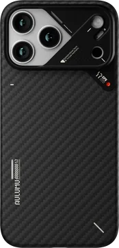 AULUMU Ultra-Slim Apple iPhone 17 Pro Hoesje Aramid Fiber MagSafe Zwart