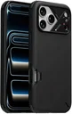 AULUMU Shockproof Apple iPhone 17 Pro Hoesje MagSafe TPU Back Cover Zwart