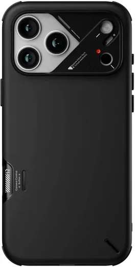 AULUMU Shockproof Apple iPhone 17 Pro Hoesje MagSafe TPU Back Cover Zwart afbeelding 2