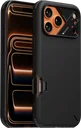 AULUMU Shockproof Apple iPhone 17 Pro Max Hoesje MagSafe TPU Back Cover Zwart